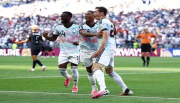بلجيكا تهين أمريكا وتبلغ ربع نهائي المونديال بلجيكا تهين أمريكا وتبلغ ربع نهائي المونديال
