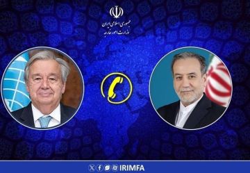عراقجي وغوتيريش يناقشان التطورات الإقليمية والوضع في مضيق هرمز وإنهاء العدوان الصهيوني على لبنان عراقجي وغوتيريش يناقشان التطورات الإقليمية والوضع في مضيق هرمز وإنهاء العدوان الصهيوني على لبنان
