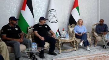 المستشفى الميداني الإماراتي في غزة يستقبل وفدا من مكتب الأمم المتحدة