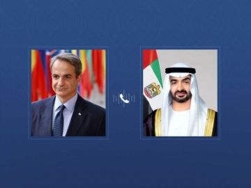 هاتفيا.. محمد بن زايد ورئيس وزراء اليونان يبحثان تعزيز التعاون بين البلدين