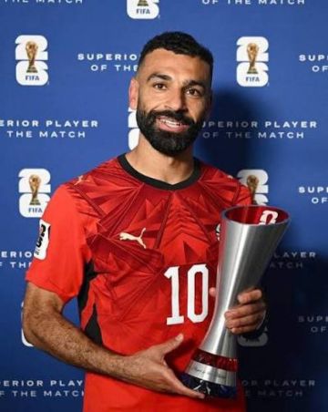 محمد صلاح رجل مباراة مصر وأستراليا