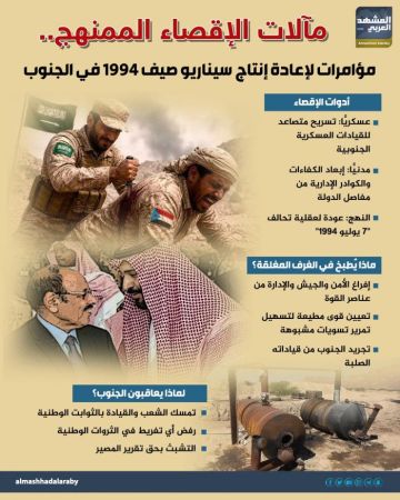مآلات الإقصاء الممنهج.. مؤامرات لإعادة إنتاج سيناريو صيف 1994 في الجنوب (إنفوجراف)