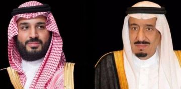 القيادة السعودية تهنئ رئيس الولايات المتحدة الأمريكية بذكرى استقلال بلاده القيادة السعودية تهنئ رئيس الولايات المتحدة الأمريكية بذكرى استقلال بلاده