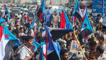 انتقالي الحبيلين ينظم مسيرة جماهيرية حاشدة رفضا للوصاية السعودية انتقالي الحبيلين ينظم مسيرة جماهيرية حاشدة رفضا للوصاية السعودية