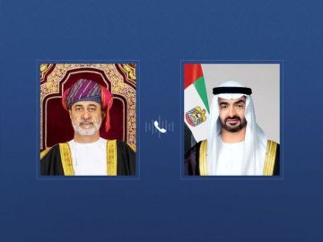 محمد بن زايد وسلطان عمان يبحثان تطورات الشرق الأوسط وتعزيز التعاون المشترك محمد بن زايد وسلطان عمان يبحثان تطورات الشرق الأوسط وتعزيز التعاون المشترك