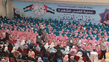 الفارس الشهم 3 تكرّم 600 طفل من حفظة القرآن بغزة