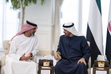 رئيس الإمارات يستقبل ولي عهد عجمان رئيس الإمارات يستقبل ولي عهد عجمان
