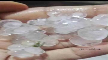 أمطار مصحوبة بحبات البرد تهطل على لحج أمطار مصحوبة بحبات البرد تهطل على لحج