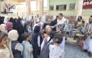 تدشين مشروع توزيع الحقيبة المدرسية في حجة