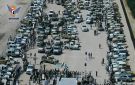 نكف قبلي لقبائل همدان بن زيد بصعدة رفضا للعدوان السعودي ودعما للقوات المسلحة