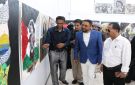 نائب وزير الثقافة يفتتح المعرض التشكيلي معاناة غـ,ـزة - ye