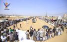 وقفات قبلية مسلحة بمديرية صعدة إعلانا للنفير العام لإنهاء العدوان والحصار - ye