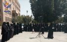 وقفة للقطاع النسائي بوزارة الشؤون الاجتماعية والقطاع الزراعي رفضا للعدوان والحصار - ye