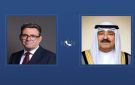 أمير الكويت يبحث مع رئيس الوزراء البريطاني التطورات في المنطقة