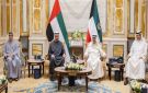 خلال زيارة بن زايد للكويت : أمير الكويت ورئيس الإمارات يؤكدان أهمية وحدة الخليج - ye