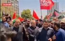 الرئيس الإيراني يشارك في مراسم تشييع الإمام الشهيد