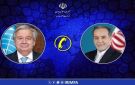 عراقجي وغوتيريش يناقشان التطورات الإقليمية والوضع في مضيق هرمز وإنهاء العدوان الصهيوني على لبنان