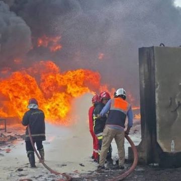 18 مصابا في انفجار مستودع نفطي شمالي العراق 18 مصابا في انفجار مستودع نفطي شمالي العراق