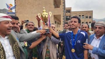 صنعاء .. اختتام بطولة "الرسول الأعظم" لكرة القدم بمديرية الحيمة الخارجية