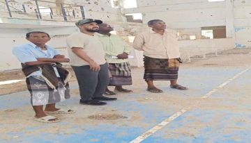  فيما قام بالنزول إلى ملعب الشهداء  الصاصي يباشر مهامه رسميا في رياضة ابين