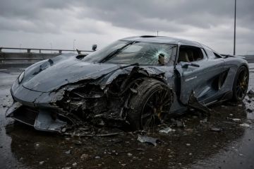 تحطيم سيارة كوينيجسيج جيميرا أمام فندق فاخر في كوبنهاغن تحطيم سيارة كوينيجسيج جيميرا أمام فندق فاخر في كوبنهاغن