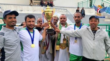 وحدة مجزر يحرز كأس الشهيد القائد لكرة القدم لأندية مأرب