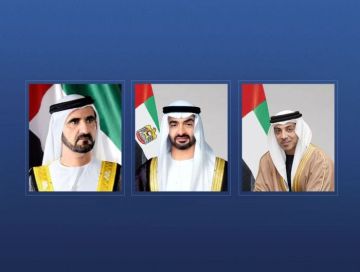 محمد بن زايد ونائباه يهنئون رئيس الاتحاد السويسري بذكرى اليوم الوطني لبلاده محمد بن زايد ونائباه يهنئون رئيس الاتحاد السويسري بذكرى اليوم الوطني لبلاده