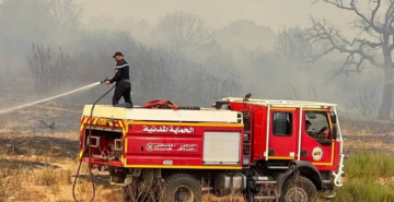 السلطات الجزائرية: إخماد 110 حرائق خلال 24 ساعة السلطات الجزائرية: إخماد 110 حرائق خلال 24 ساعة