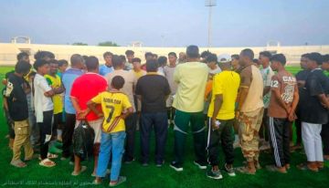 عاشور يبدأ جولته في أبين لانتقاء ناشئي المنتخب الوطني
