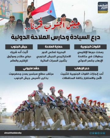 جيش الجنوب فخرنا.. درع السيادة وحارس الملاحة الدولية (إنفوجراف)