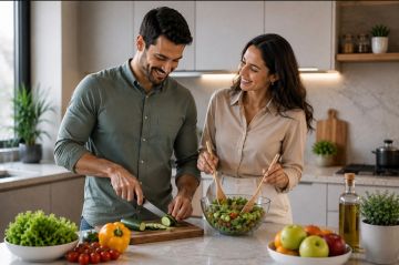 دراسة: وجود شريكة الحياة يسهل خسارة الرجل للوزن دراسة: وجود شريكة الحياة يسهل خسارة الرجل للوزن