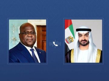 هاتفيا.. محمد بن زايد ورئيس الكونغو يبحثان تعزيز التعاون بين البلدين هاتفيا.. محمد بن زايد ورئيس الكونغو يبحثان تعزيز التعاون بين البلدين