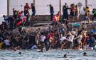 المغرب يعلن وفاة 11 مهاجرا خلال محاولتهم الوصول لسبتة