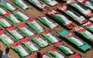 غزة تشيع 112 شهيدا فلسطينيا أنتشلوا من تحت الركام بعد عامين على مجزرة أبو شريعة والحساينة 