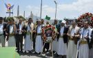 قيادات السلطة القضائية يزورون أضرحة الشهداء الصماد والرهوي ورفاقه الوزراء والغماري