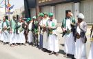 لجان الاستقبال بمحافظة صنعاء تستقبل الحشود المتدفقة إلى ميدان السبعين