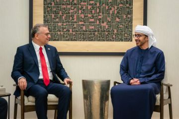 عبدالله بن زايد يستقبل مسعد بولس في أبوظبي عبدالله بن زايد يستقبل مسعد بولس في أبوظبي
