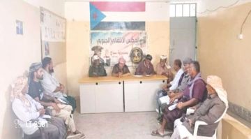 تنفيذية انتقالي سباح تقف أمام التحديات الأمنية والسياسية بالمديرية تنفيذية انتقالي سباح تقف أمام التحديات الأمنية والسياسية بالمديرية