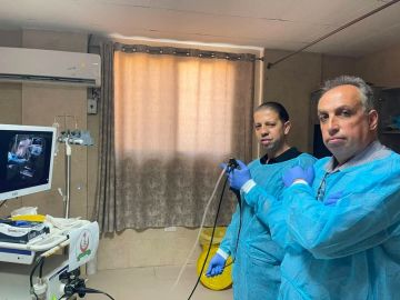أبو سليمة: إعادة تفعيل قسم تنظير الجهاز التنفسي في مجمع الشفاء بغزة أبو سليمة: إعادة تفعيل قسم تنظير الجهاز التنفسي في مجمع الشفاء بغزة