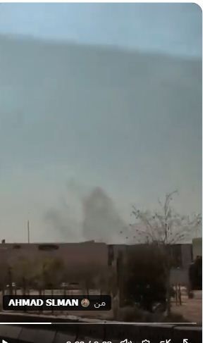 صور لاعمدة دخان ضخمة بالعاصمة السعودية صور لاعمدة دخان ضخمة بالعاصمة السعودية