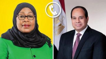 الرئيس السيسي يجري اتصالا هاتفيا بنظيرته التنزانية الرئيس السيسي يجري اتصالا هاتفيا بنظيرته التنزانية