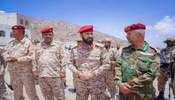 الرباش من خط النار: أبين في مقدمة الصفوف والمعركة مستمرة حتى النصر الرباش من خط النار: أبين في مقدمة الصفوف والمعركة مستمرة حتى النصر