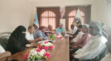 انتقالي سقطرى يناقش المستجدات السياسية والخدمية