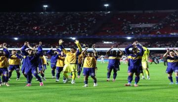 بوكا جونيورز يتأهل لنهائي سود أمريكانا بمساعدة مصرية بوكا جونيورز يتأهل لنهائي سود أمريكانا بمساعدة مصرية
