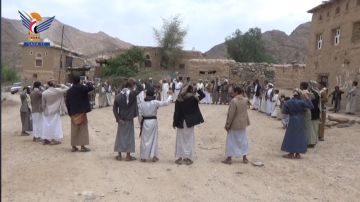 وقفات حاشدة بمأرب تأكيدا على ثبات الموقف الثابت مع غزة ولبنان وإيران