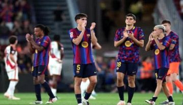 برشلونة يكتسح رايو فاليكانو بخماسية بالدوري الإسباني برشلونة يكتسح رايو فاليكانو بخماسية بالدوري الإسباني