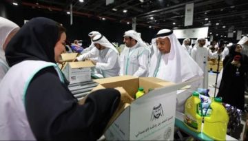 جسر أحمد بن راشد.. 10 ملايين وجبة لأسر غزة جسر أحمد بن راشد.. 10 ملايين وجبة لأسر غزة