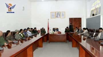 مناقشة الترتيبات الأمنية للاحتفاء بأعياد الثورة في إب مناقشة الترتيبات الأمنية للاحتفاء بأعياد الثورة في إب
