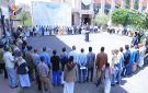 وقفة بوزارة التربية والتعليم تنديدا بالعدوان السعودي