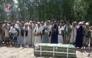 تشييع جثامين ثلاثة شهداء في مديرية جبل رأس بمحافظة الحديدة - ye